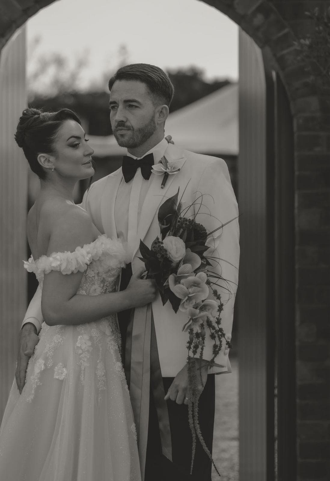 Bride finding her perfect gown at Prestige Bridal Studio